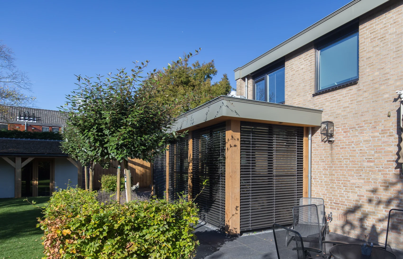 Eikenhouten uitbreiding woonhuis