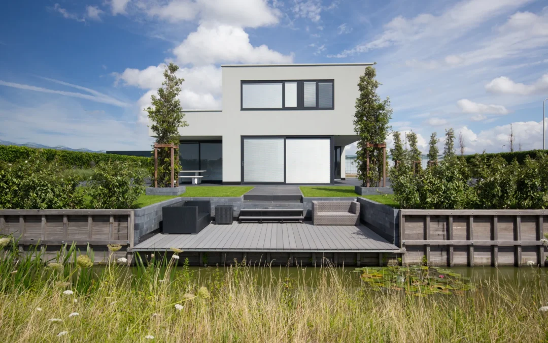 Moderne gestucte villa