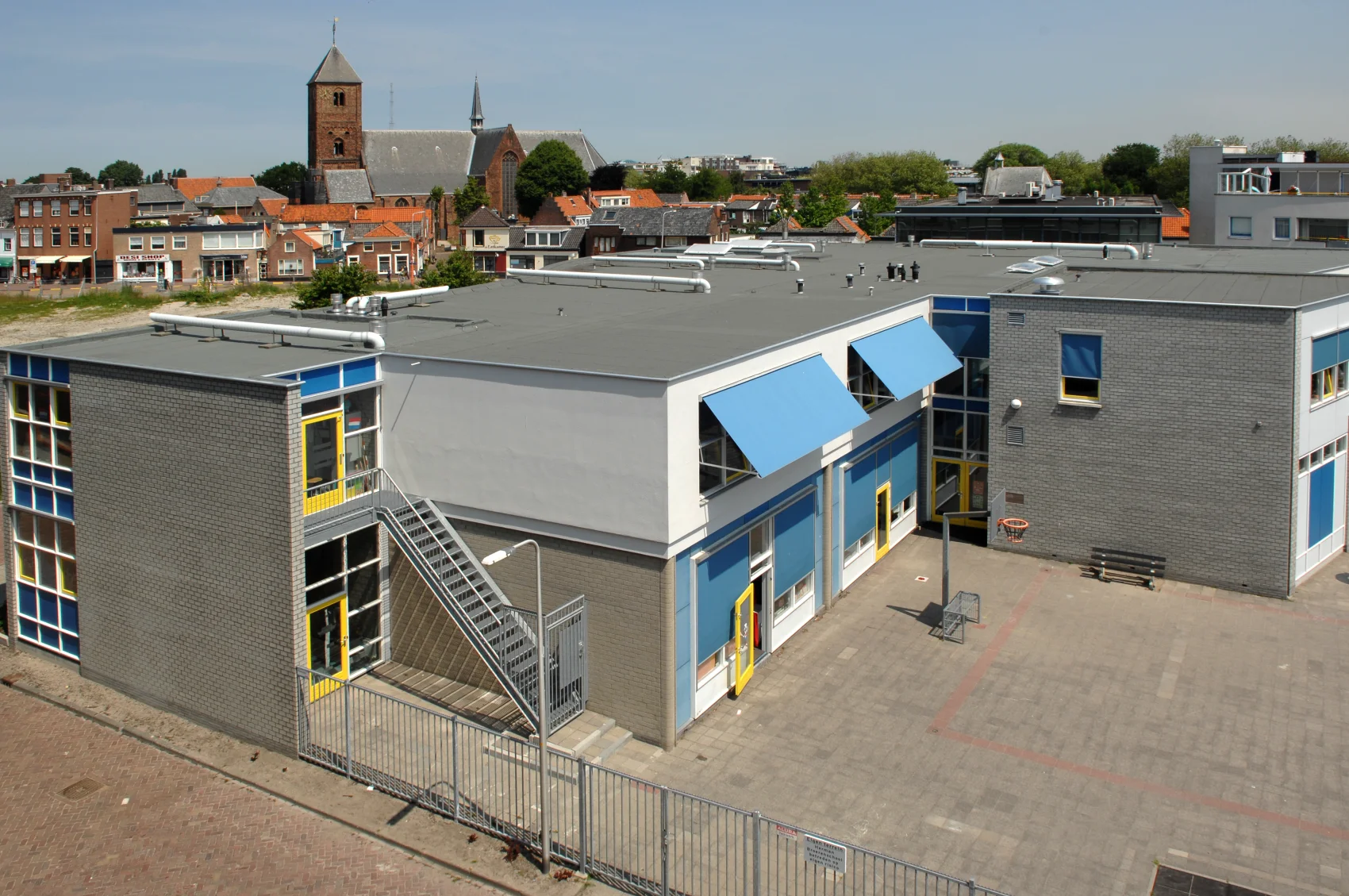 Uitbreiding van een basisschool