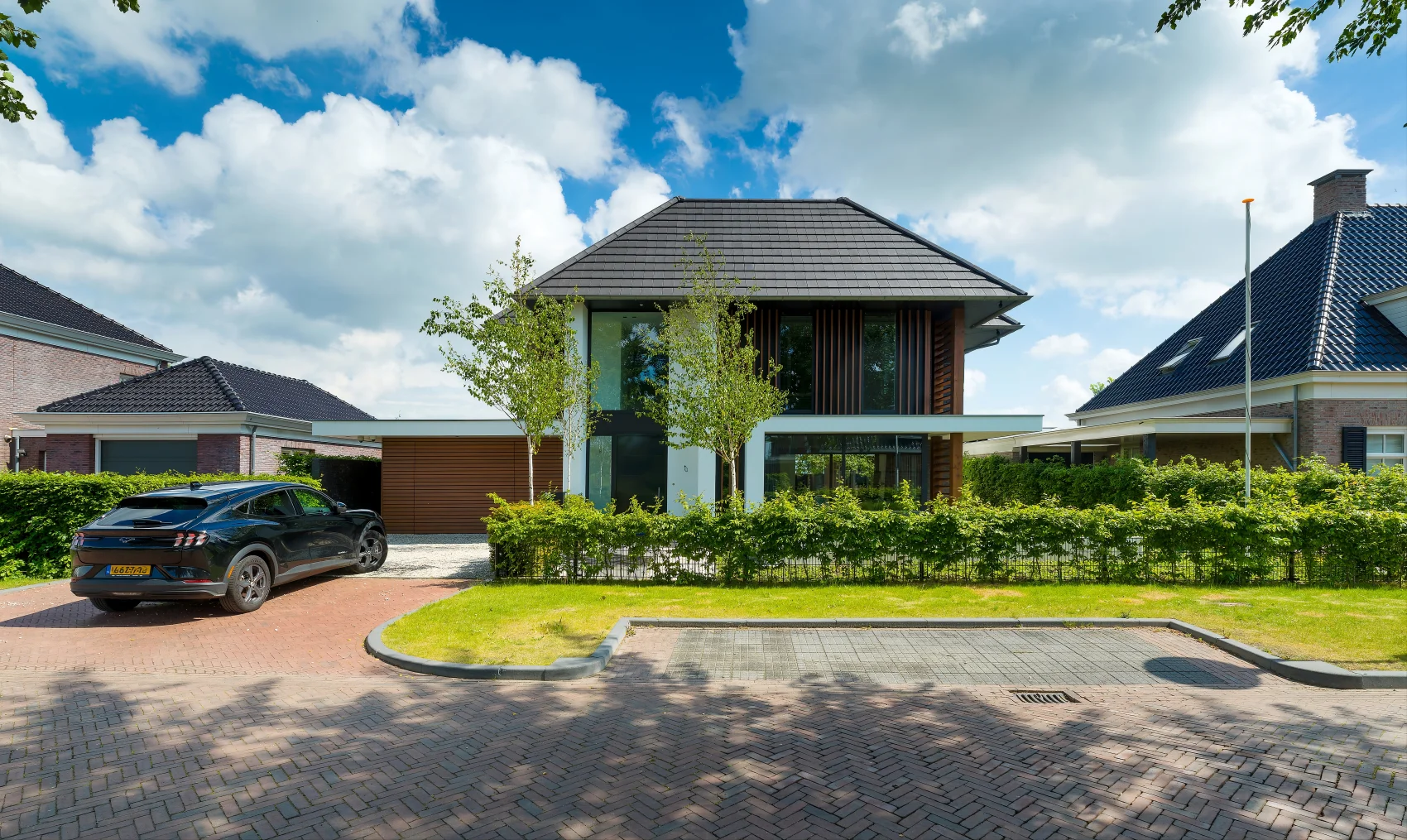 Modern vormgegeven villa